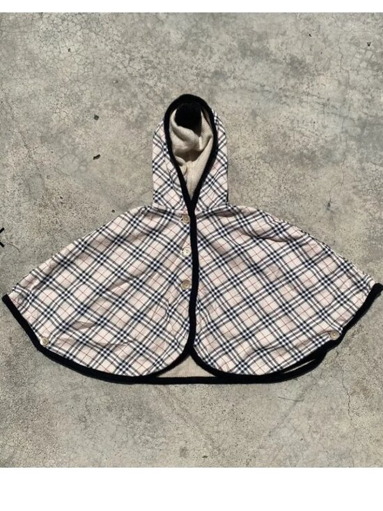 Burberry Other - Burberry novacheck little girl REVERSIBLE poncho